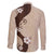 Polynesia Hibiscus Family Matching Summer Maxi Dress and Hawaiian Shirt Cameo Curve Motif - Polynesian Pride