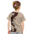 Polynesia Hibiscus Kid T Shirt Cameo Curve Motif - Polynesian Pride