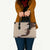 Polynesia Hibiscus Leather Bag Cameo Curve Motif - Polynesian Pride