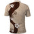 Polynesia Hibiscus Polo Shirt Cameo Curve Motif - Polynesian Pride