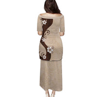 Polynesia Hibiscus Puletasi Cameo Curve Motif - Polynesian Pride