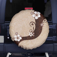 Polynesia Hibiscus Spare Tire Cover Cameo Curve Motif - Polynesian Pride