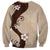 Polynesia Hibiscus Sweatshirt Cameo Curve Motif - Polynesian Pride