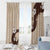 Polynesia Hibiscus Window Curtain Cameo Curve Motif - Polynesian Pride