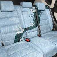 Polynesia Hibiscus Back Car Seat Cover Sky Blue Curve Motif LT05 - Polynesian Pride