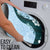 Polynesia Hibiscus Bathroom Set Sky Blue Curve Motif - Polynesian Pride