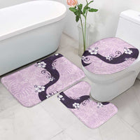 Polynesia Hibiscus Bathroom Set Thistle Curve Motif - Polynesian Pride