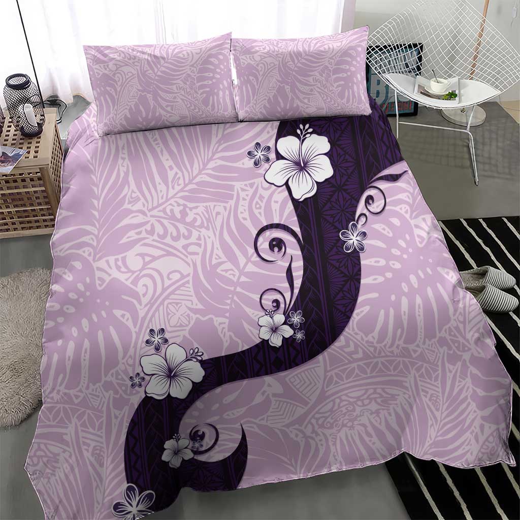 Polynesia Hibiscus Bedding Set Thistle Curve Motif - Polynesian Pride