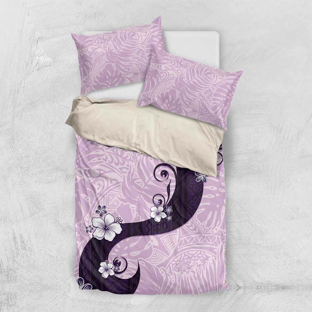 Polynesia Hibiscus Bedding Set Thistle Curve Motif - Polynesian Pride