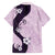 Polynesia Hibiscus Family Matching Summer Maxi Dress and Hawaiian Shirt Thistle Curve Motif - Polynesian Pride