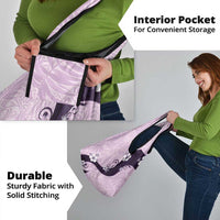 Polynesia Hibiscus Grocery Bag Thistle Curve Motif - Polynesian Pride