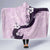 Polynesia Hibiscus Hooded Blanket Thistle Curve Motif - Polynesian Pride