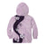 Polynesia Hibiscus Kid Hoodie Thistle Curve Motif - Polynesian Pride