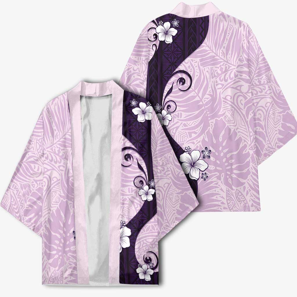 Polynesia Hibiscus Kimono Thistle Curve Motif - Polynesian Pride