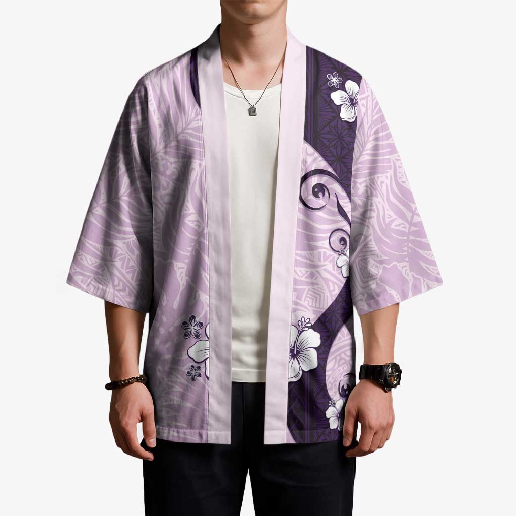Polynesia Hibiscus Kimono Thistle Curve Motif - Polynesian Pride