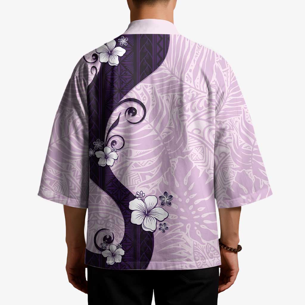 Polynesia Hibiscus Kimono Thistle Curve Motif - Polynesian Pride