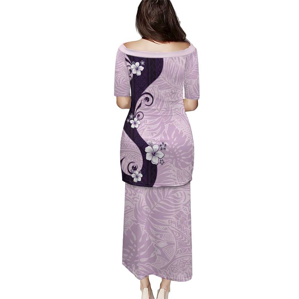 Polynesia Hibiscus Puletasi Thistle Curve Motif - Polynesian Pride