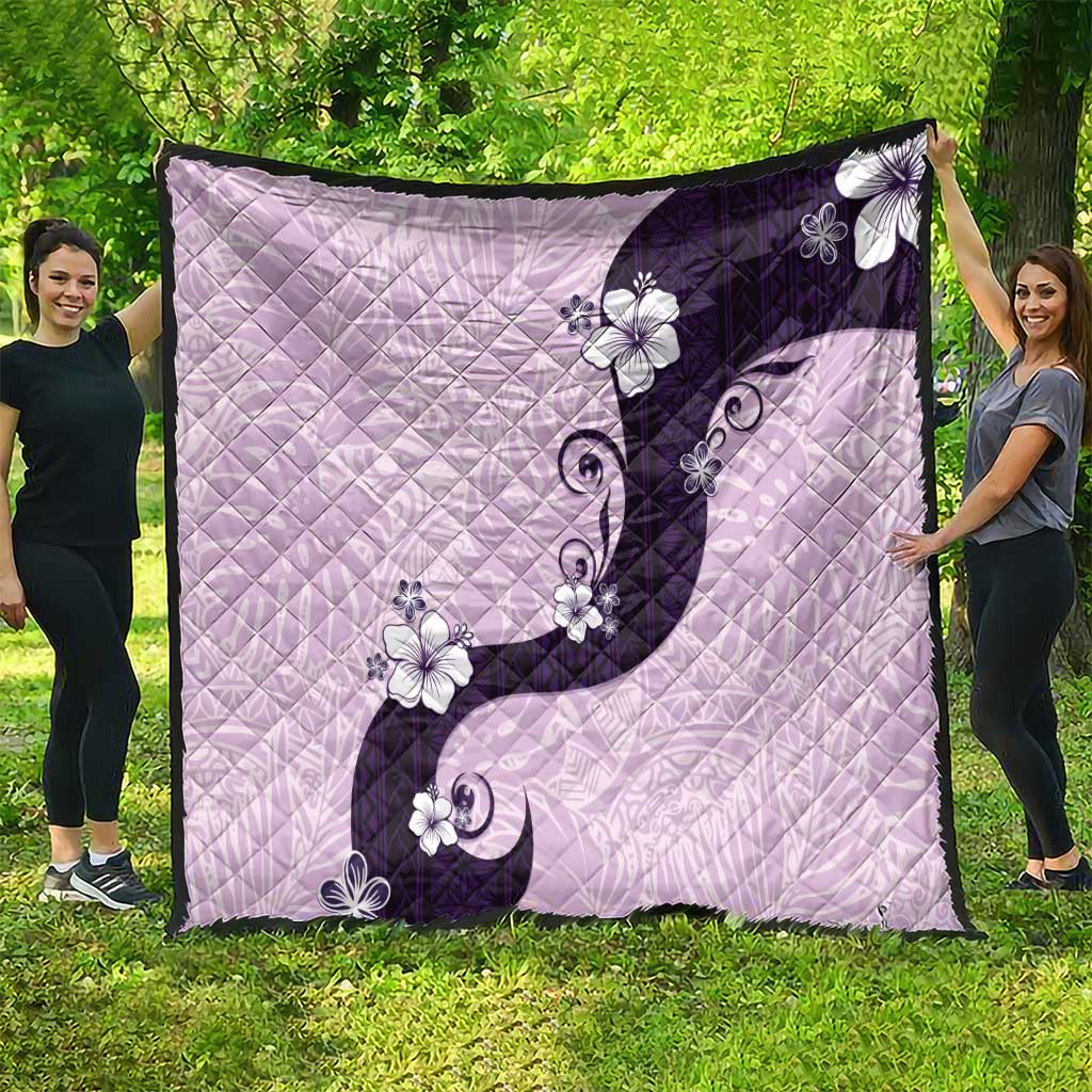 Polynesia Hibiscus Quilt Thistle Curve Motif - Polynesian Pride
