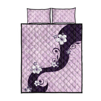 Polynesia Hibiscus Quilt Bed Set Thistle Curve Motif - Polynesian Pride