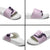 Polynesia Hibiscus Slide Sandals Thistle Curve Motif - Polynesian Pride