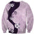 Polynesia Hibiscus Sweatshirt Thistle Curve Motif - Polynesian Pride