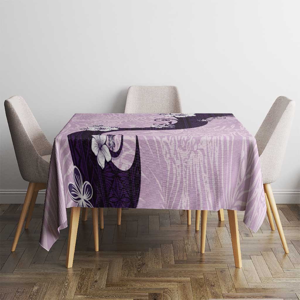 Polynesia Hibiscus Tablecloth Thistle Curve Motif - Polynesian Pride