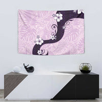 Polynesia Hibiscus Tapestry Thistle Curve Motif - Polynesian Pride