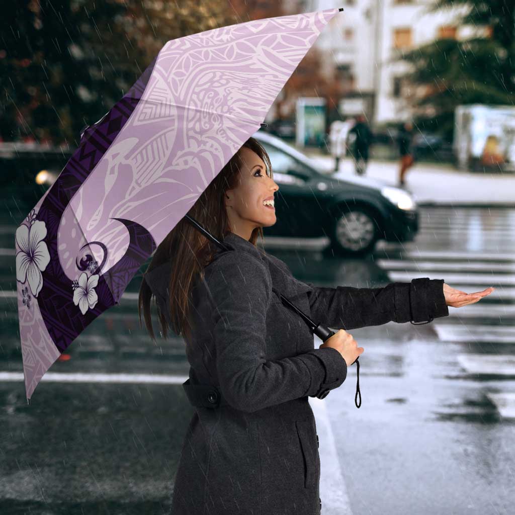 Polynesia Hibiscus Umbrella Thistle Curve Motif - Polynesian Pride