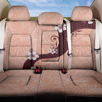 Polynesia Hibiscus Back Car Seat Cover Rose Bud Curve Motif - Polynesian Pride