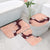 Polynesia Hibiscus Bathroom Set Rose Bud Curve Motif - Polynesian Pride