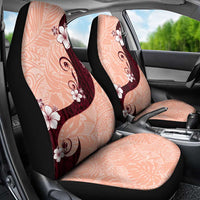 Polynesia Hibiscus Car Seat Cover Rose Bud Curve Motif LT05 - Polynesian Pride