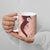Polynesia Hibiscus Ceramic Mug Rose Bud Curve Motif - Polynesian Pride