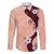 Polynesia Hibiscus Family Matching Summer Maxi Dress and Hawaiian Shirt Rose Bud Curve Motif - Polynesian Pride