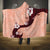 Polynesia Hibiscus Hooded Blanket Rose Bud Curve Motif - Polynesian Pride