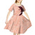 Polynesia Hibiscus Kid Short Sleeve Dress Rose Bud Curve Motif - Polynesian Pride