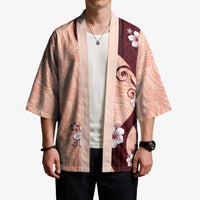 Polynesia Hibiscus Kimono Rose Bud Curve Motif - Polynesian Pride