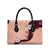 Polynesia Hibiscus Leather Bag Rose Bud Curve Motif - Polynesian Pride