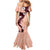 Polynesia Hibiscus Mermaid Dress Rose Bud Curve Motif - Polynesian Pride
