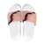 Polynesia Hibiscus Slide Sandals Rose Bud Curve Motif - Polynesian Pride