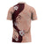 Polynesia Hibiscus Zipper Polo Shirt Rose Bud Curve Motif - Polynesian Pride