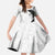 Polynesia Hibiscus Family Matching Summer Maxi Dress and Hawaiian Shirt White Curve Motif - Polynesian Pride