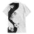 Polynesia Hibiscus Family Matching Tank Maxi Dress and Hawaiian Shirt White Curve Motif - Polynesian Pride
