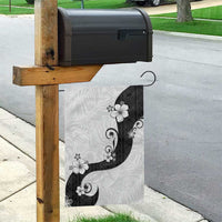 Polynesia Hibiscus Garden Flag White Curve Motif - Polynesian Pride