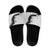 Polynesia Hibiscus Slide Sandals White Curve Motif - Polynesian Pride