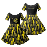 Personalised Aloha Hawaii Kahili Family Matching Summer Maxi Dress and Hawaiian Shirt Kanaka Maoli With Kakau Pattern