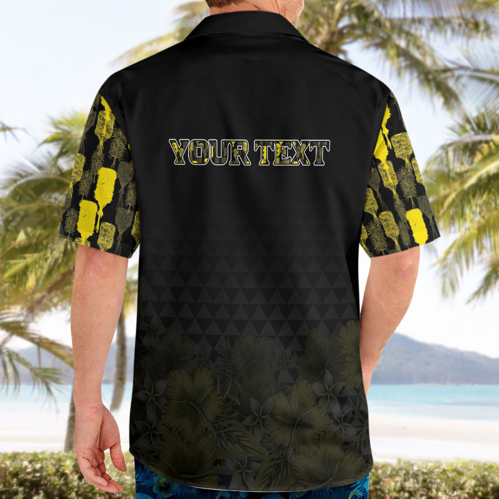 Personalised Aloha Hawaii Kahili Hawaiian Shirt Kanaka Maoli With Kakau Pattern