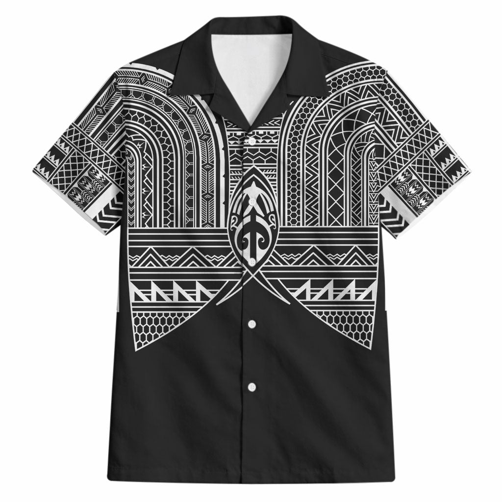 Philippines Igorot Tribal Inspired Hawaiian Shirt Black Version