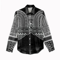 Philippines Igorot Tribal Inspired Women Casual Shirt Black Version