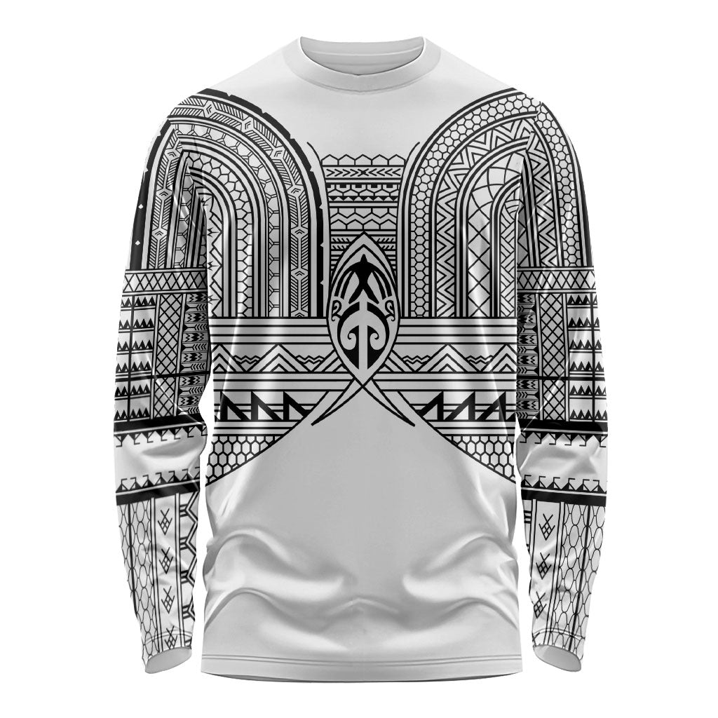 Philippines Igorot Tribal Inspired Long Sleeve Shirt White Version