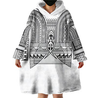 Philippines Igorot Tribal Inspired Wearable Blanket Hoodie White Version